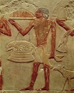 旧王国イドゥット王女の墓、紀元前2330年頃（石灰岩を塗装）